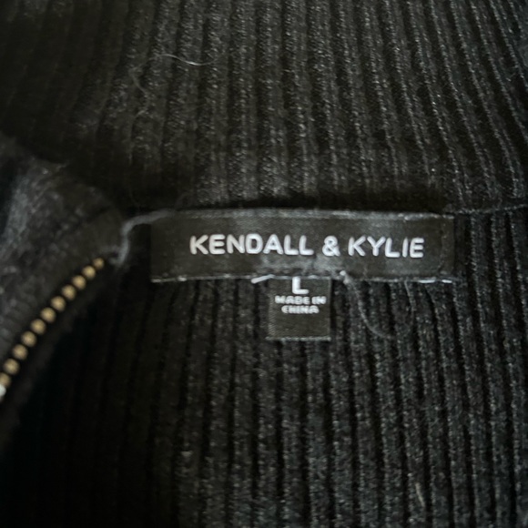 BLACK SWEATER WITH WHITE STRIPES - Picture 3 of 3